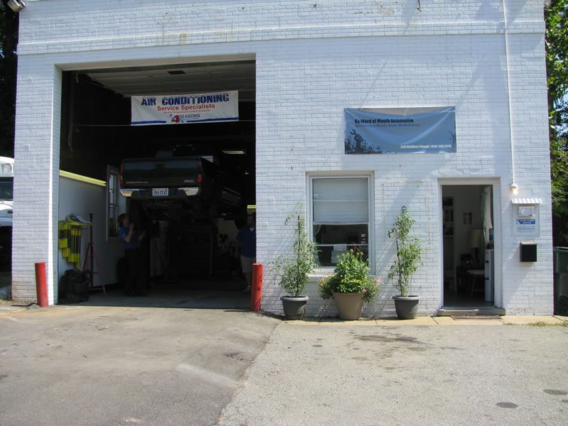 By Word of Mouth Automotive shop on Westfield Road